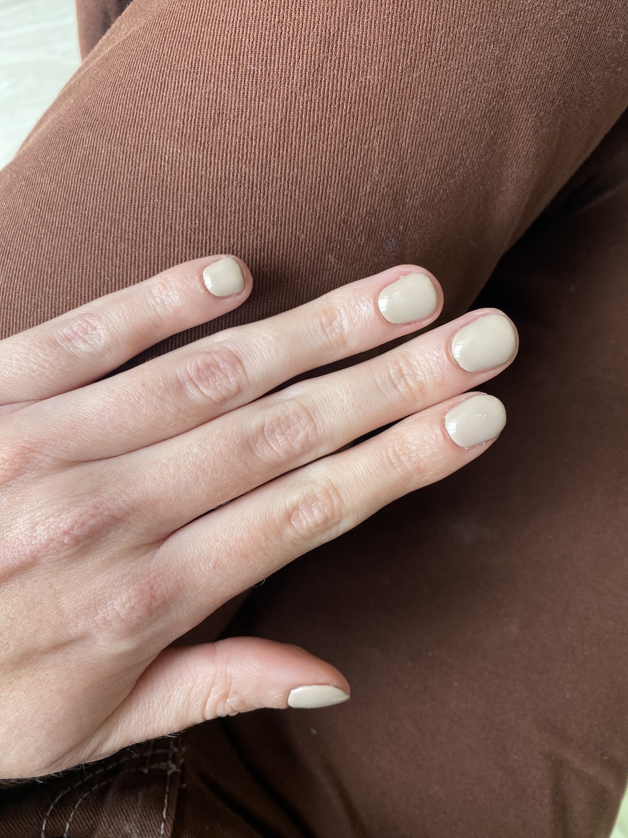 Manicura terminada en Hannah Nails Beauty
